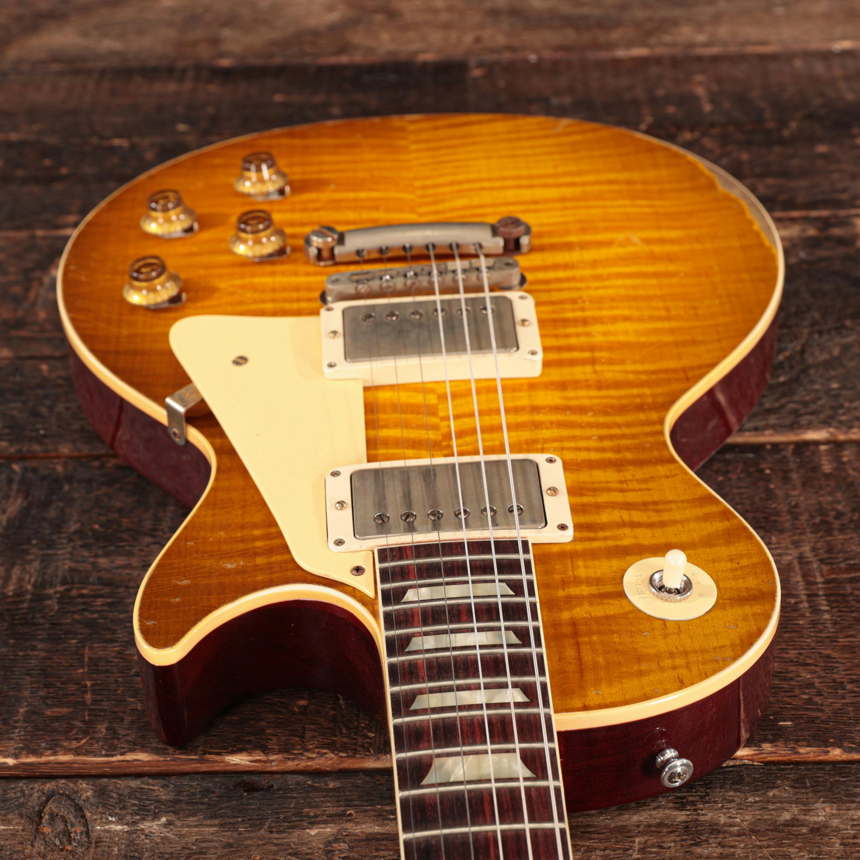 Gibson Custom Shop M M Danish Pete Les Paul Murphy Lab Heavy Aged In Lemon Burst Andertons